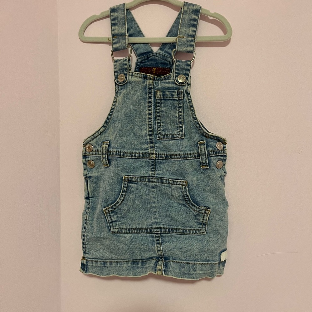 For all Mankind 18M Denim Overalls